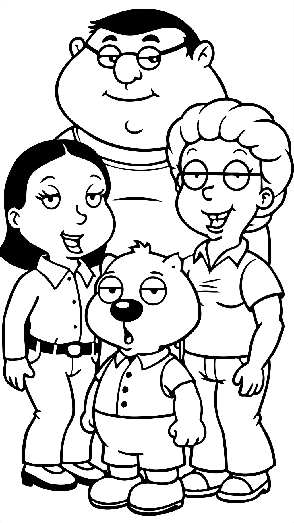 family guy coloring page